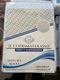 coprimaterasso matrimoniale in spugna 