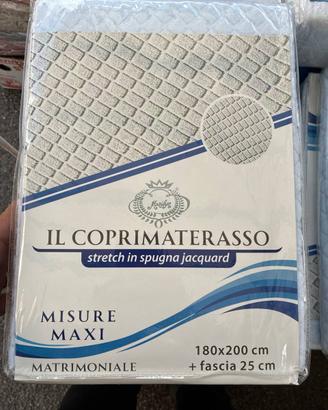 coprimaterasso matrimoniale in spugna 