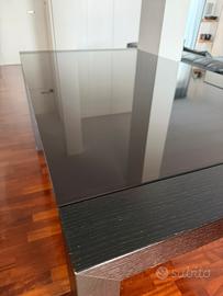 Tavolo design vetro temperato