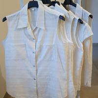 6 camicie usate donna senza manica