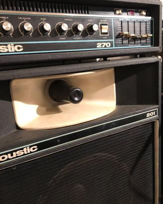 Acoustic Cassa 201 testata 270