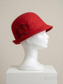 Cappello donna rosso