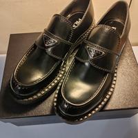 mocassini Prada Chocolate