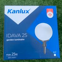 Lampada globo da giardino