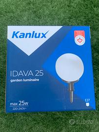 Lampada globo da giardino