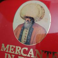 Gioco carte vintage Mercante in fiera scatola latt