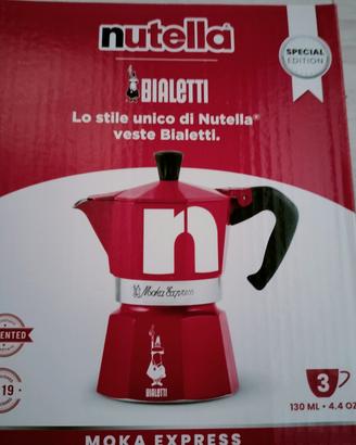 caffettiera Bialetti personalizzata Nutella