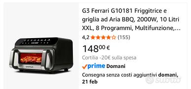 Friggitrice ad aria GFERRARI 3 G10181