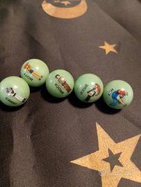 Lotto di 5 biglie Pokemon Rarissime serie Trainer 