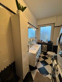 Arredamento bagno lavabo+colonna+specchio