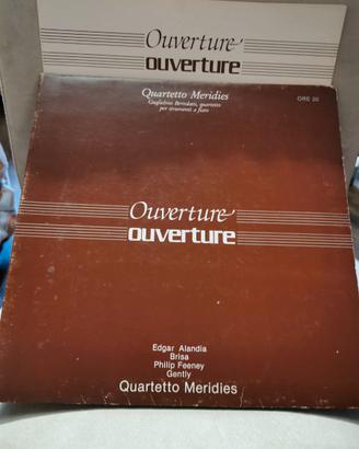 VINILE 33 giri QUARTETTO MERIDIES OUVERTURE