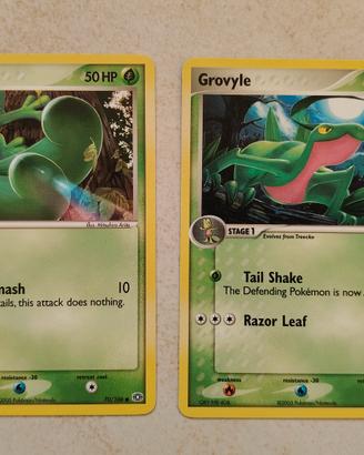 Treecko 70/106
 Grovyle 28/106
 Ex emerald Pokemon