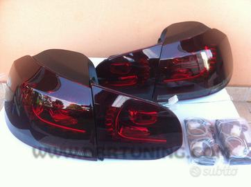 Fanali Led DEPO VW Golf 6 08 - 12 rosso fume