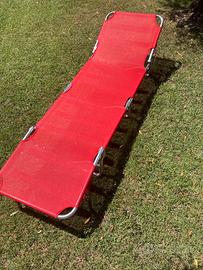 Lettino da campeggio o da spiaggia