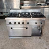 Cucina Gas 6 Fuochi + Forno (MEKING)