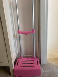 Carrello trolley rosa