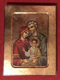 Icona su tavola di legno