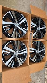 Cerchi in lega peugeot 3008 raggio 18 originali bi