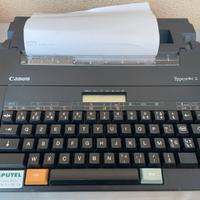 Macchina da scrivere cannon portatile