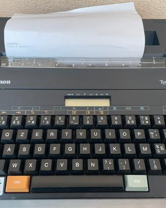 Macchina da scrivere cannon portatile