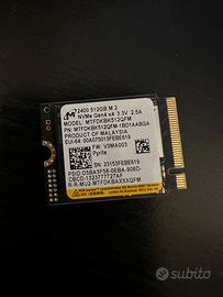 SSD 512Gb Micron 2400 NVMe M.2 PCIe Gen 4 2230 