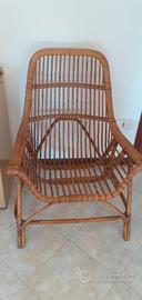 Poltrona in vimini 