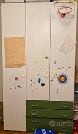 Armadio +scrivania bambini