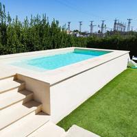 Piscina in kit Gioia 6x3 H 1,20 in acciaio