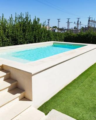 Piscina in kit Gioia 6x3 H 1,20 in acciaio