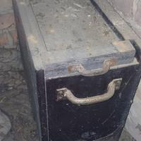 Cassa legno con apertura scorrevole