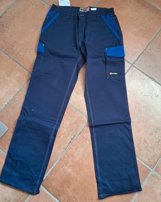 pantalone da lavoro blu
