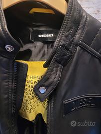 Giubbotto pelle Diesel e cappotto Imperial