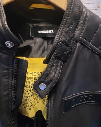 Giubbotto pelle Diesel e cappotto Imperial