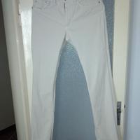 Pantaloni Carrera cotone - color panna - tg 46