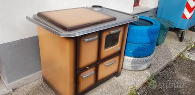 Piano Cucina a legna Stufa usata stile antico