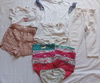 18pezzi Lotto Abbigliamento Estivo Bimba