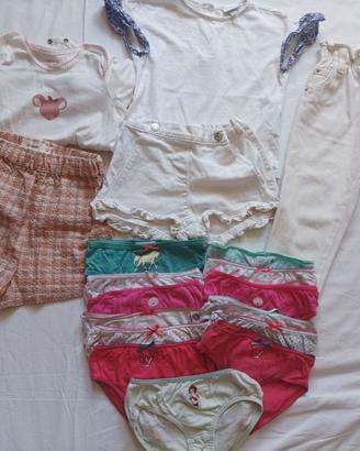 18pezzi Lotto Abbigliamento Estivo Bimba