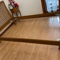 Letto 1 piazza e mezza con rete in doghe