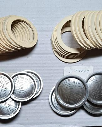 Lotto 48 Pezzi Guarnizioni e Piastrine filtro moka