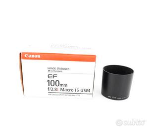 kit canon ef 100mm f/2.8 L is USM macro + flash  