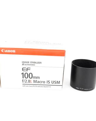 kit canon ef 100mm f/2.8 L is USM macro + flash  