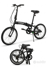 Bici Pieghevole Muscolare Nilox - Nuova/Mai usata