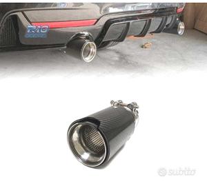 TERMINALE SCARICO POSTERIORE BMW LOOK M CARBONIO