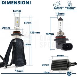 1 Lampada Full LED H11 CANbus  Conversione Fari LED Auto e Moto Luce  Bianca 6500K