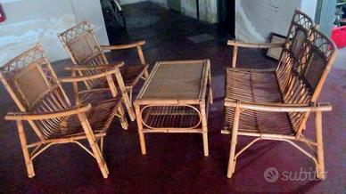 salottino in midollino