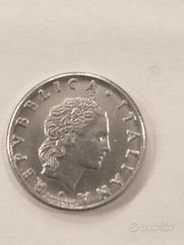 Micro Moneta da 50 lire repubblica q.f.d.c.