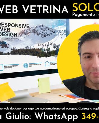 Sviluppo Sito Web Vetrina Professionale 400 euro