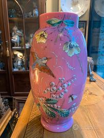 Vaso Liberty francese in opaline rosa