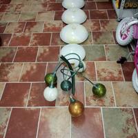 lampadario con plafoniere 