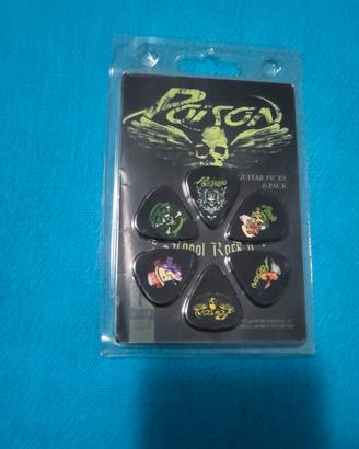 plettri x chitarra  Poison e Iron Maiden